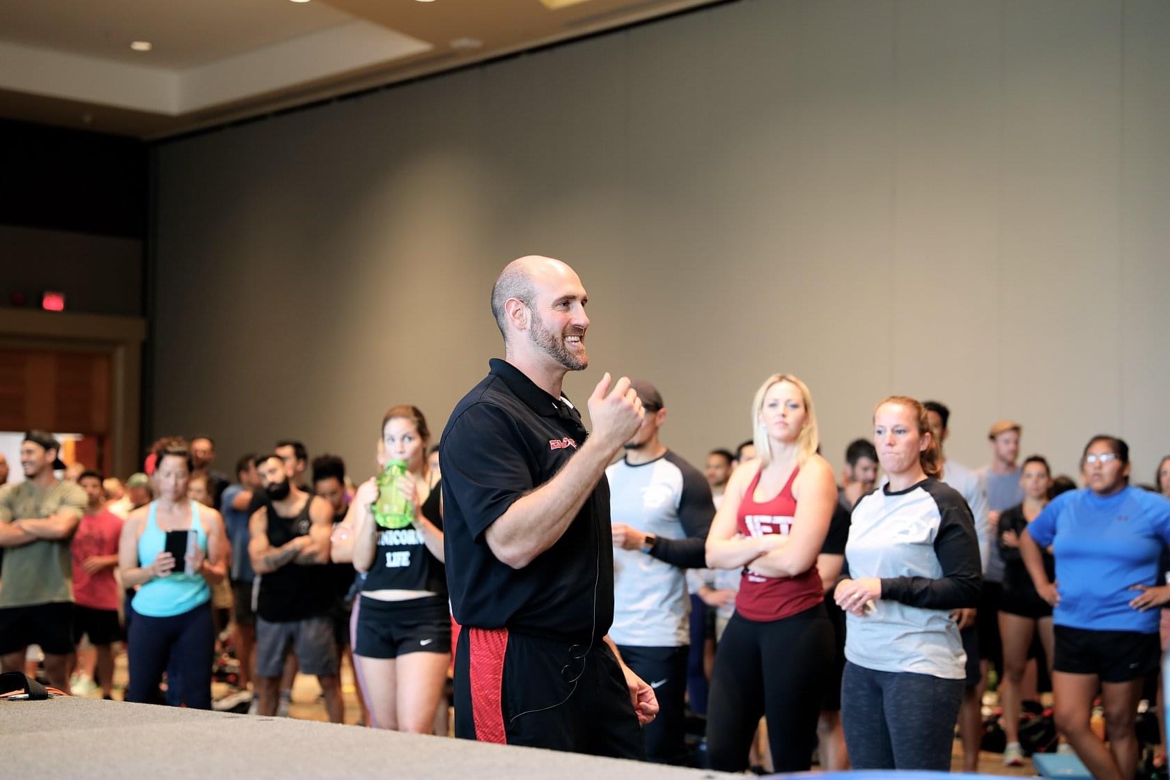 Josh Henkin coaching a participant during a DVRT workshop