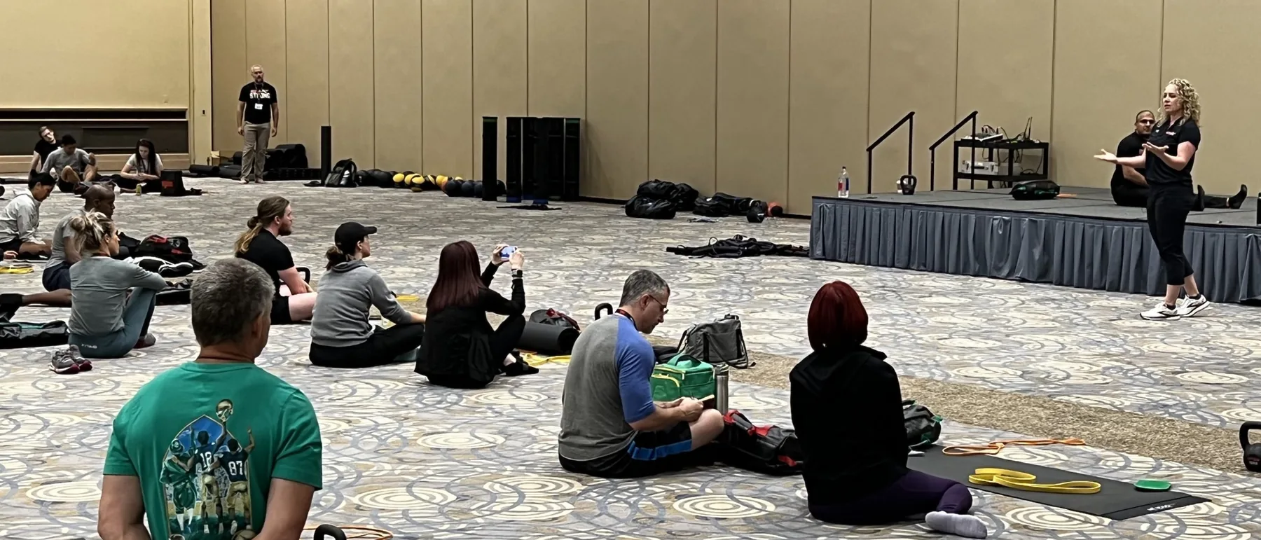Attendees at a DVRT training event