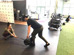 sandbag deadlifts