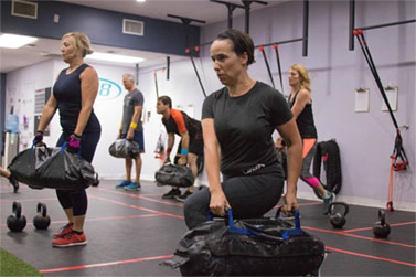 ultimate sandbag lunges