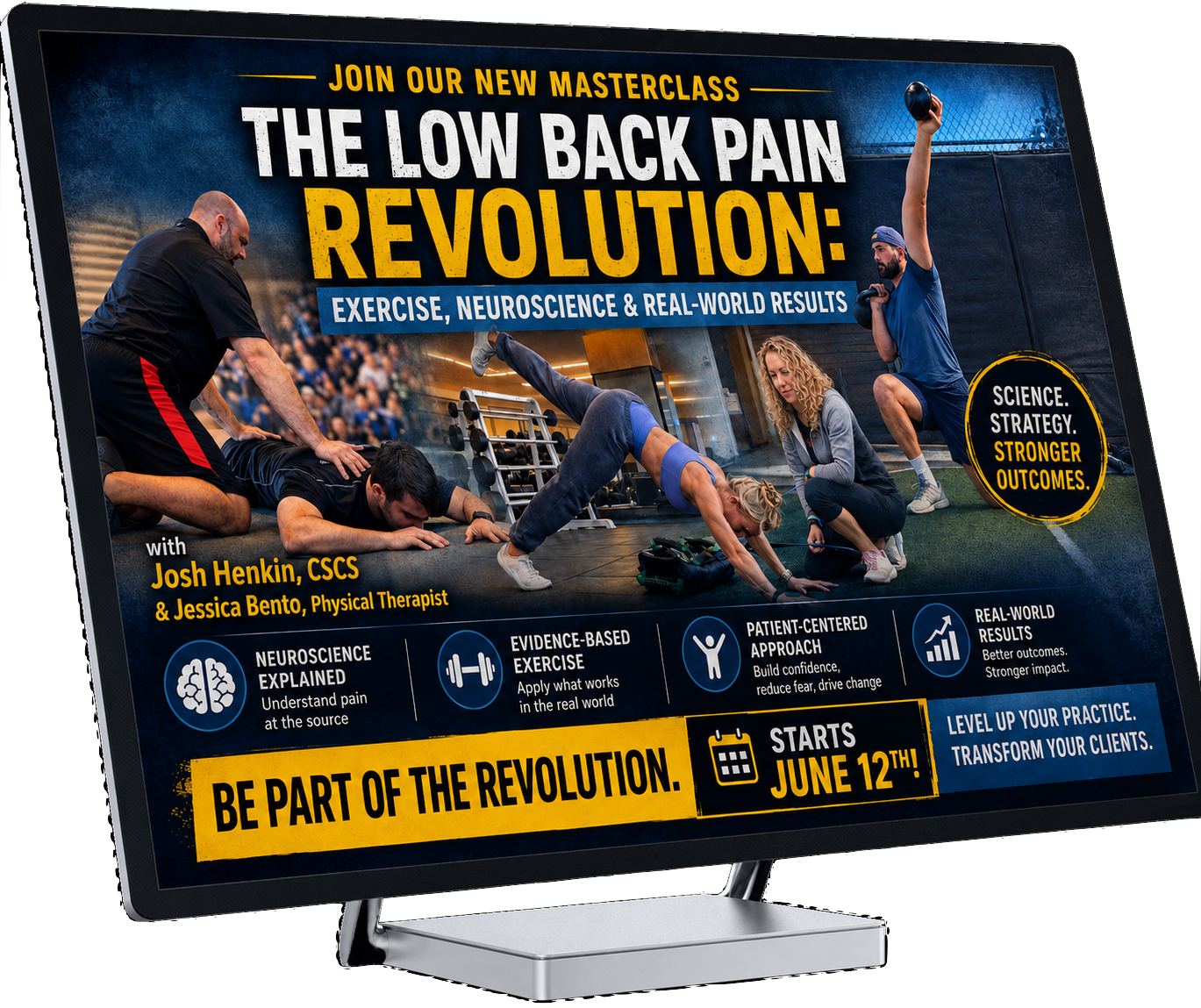 Back Pain Computer Banner