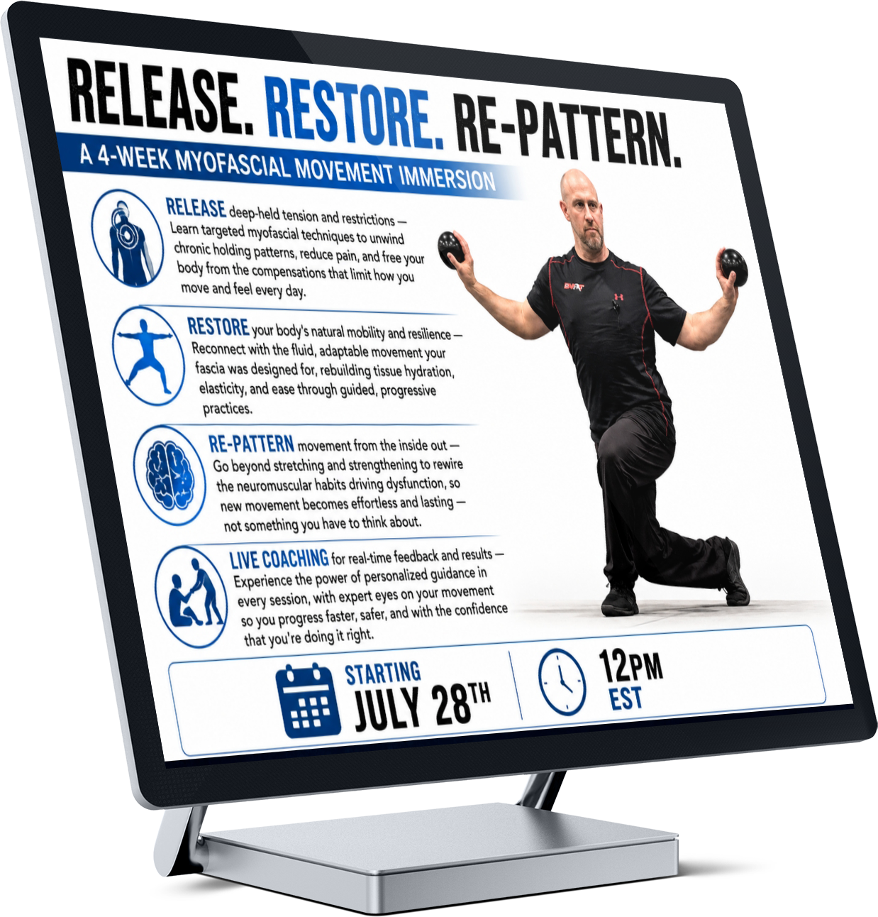 4-Week MIM Live Classes mind-body fitness